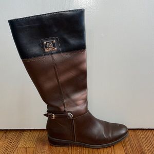 Tommy Hilfiger brown riding boots
